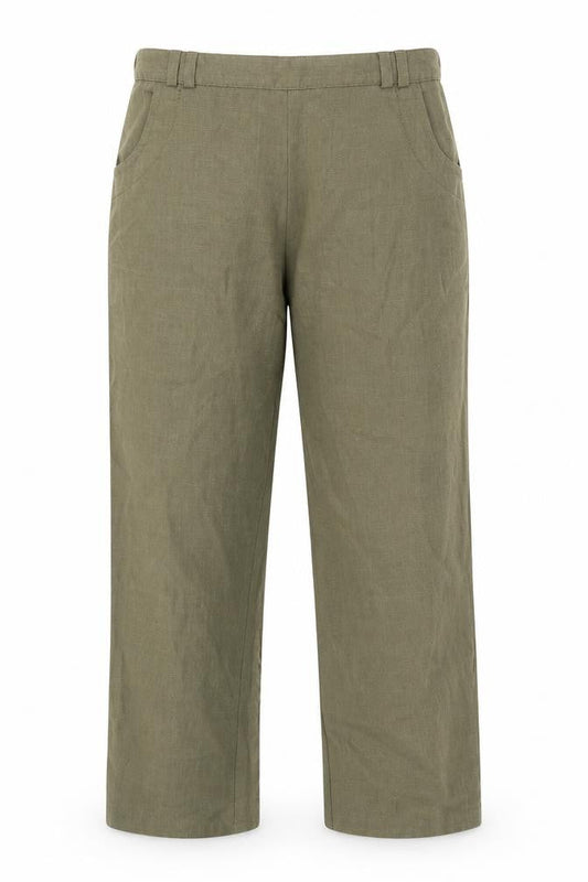 Womens UK Size 30 in Preworn Regular Fit  Green Trousers