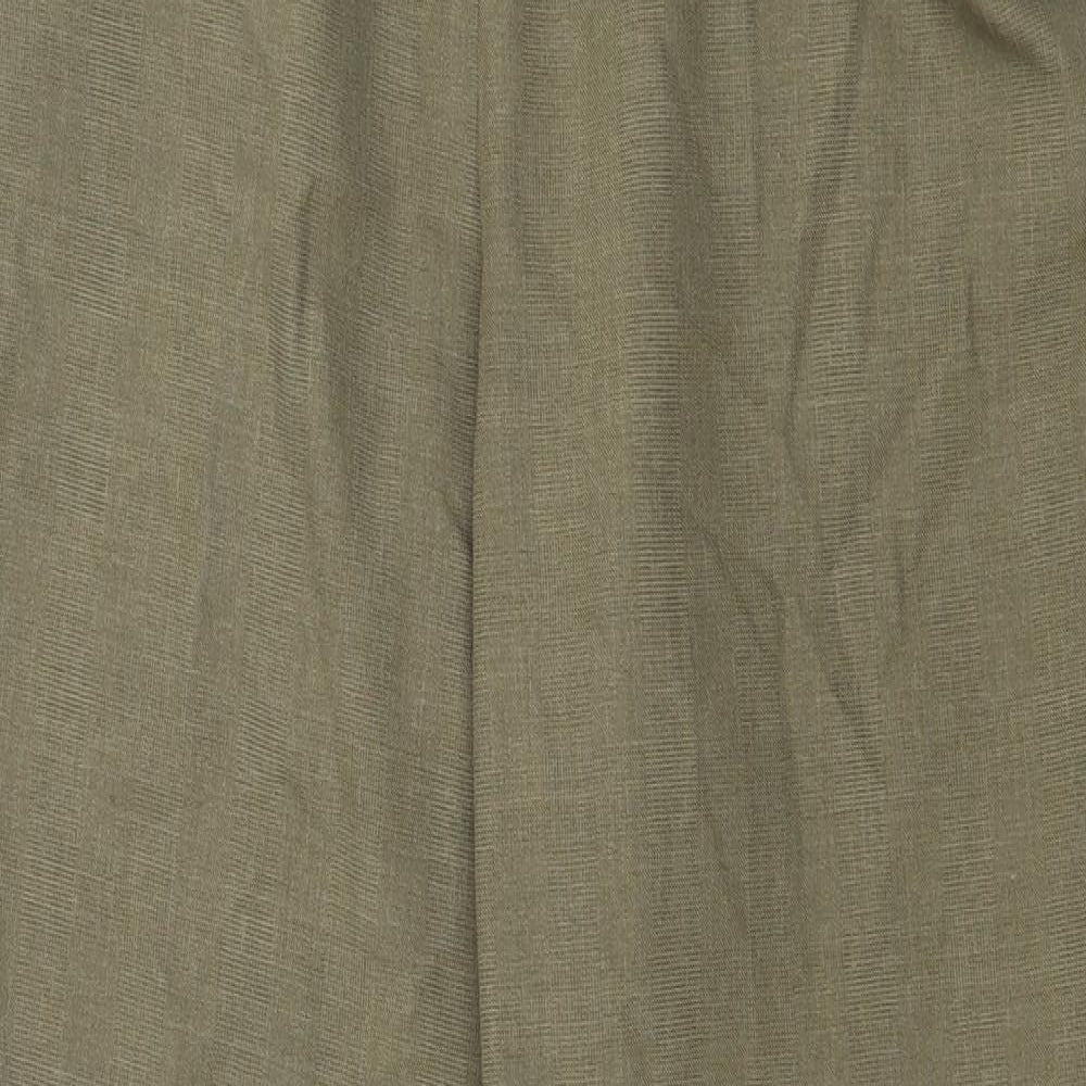 Womens UK Size 30 in Preworn Regular Fit  Green Trousers