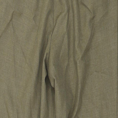 Womens UK Size 30 in Preworn Regular Fit  Green Trousers