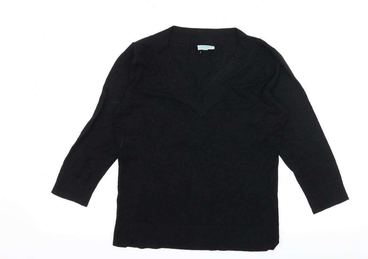 Atmosphere Womens Black  Knit Pullover Jumper Size 12
