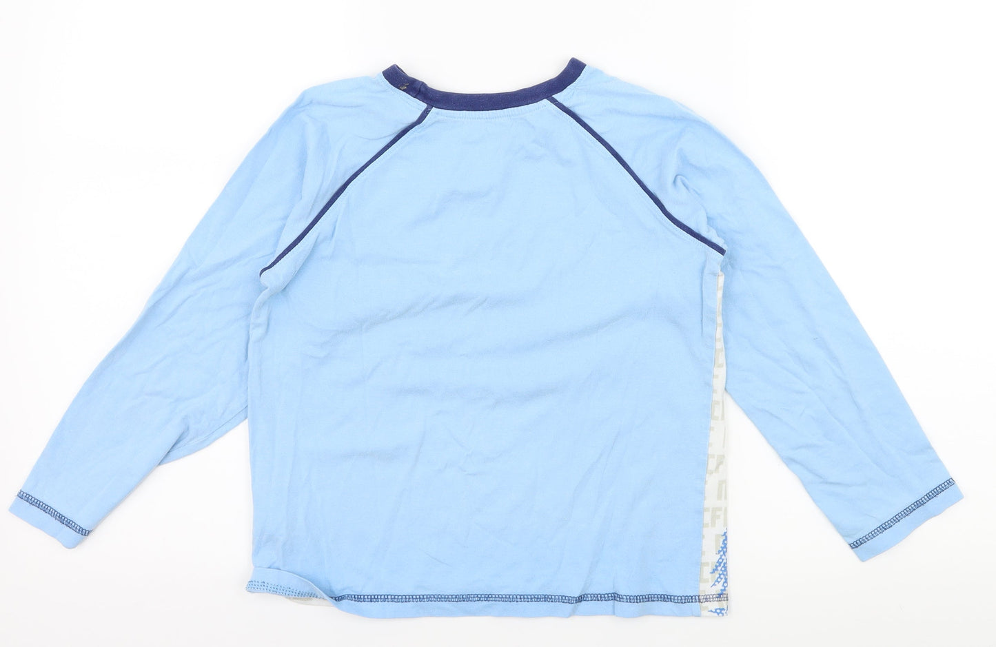Character Boys Blue Geometric Jersey  Pyjama Top Size 8 Years  - Manchester City Football Club