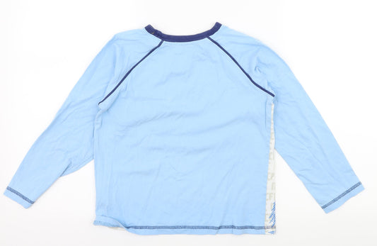 Character Boys Blue Geometric Jersey  Pyjama Top Size 8 Years  - Manchester City Football Club