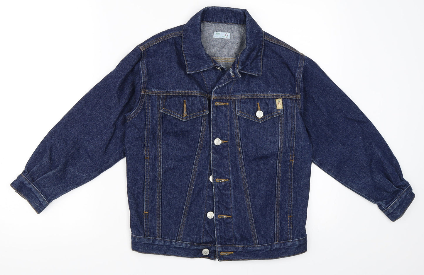 Adams Girls Blue  Denim Jacket  Size 9 Years