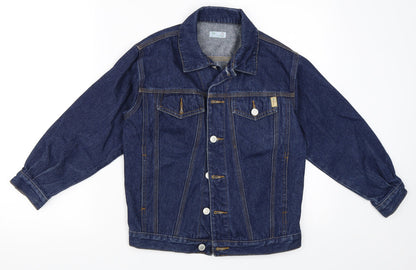 Adams Girls Blue  Denim Jacket  Size 9 Years