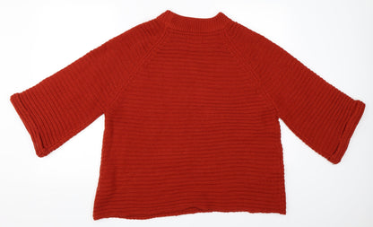 Matalan Womens Orange   Pullover Jumper Size XL