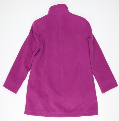 Elegance Fashion Womens Purple   Overcoat Coat Size 12