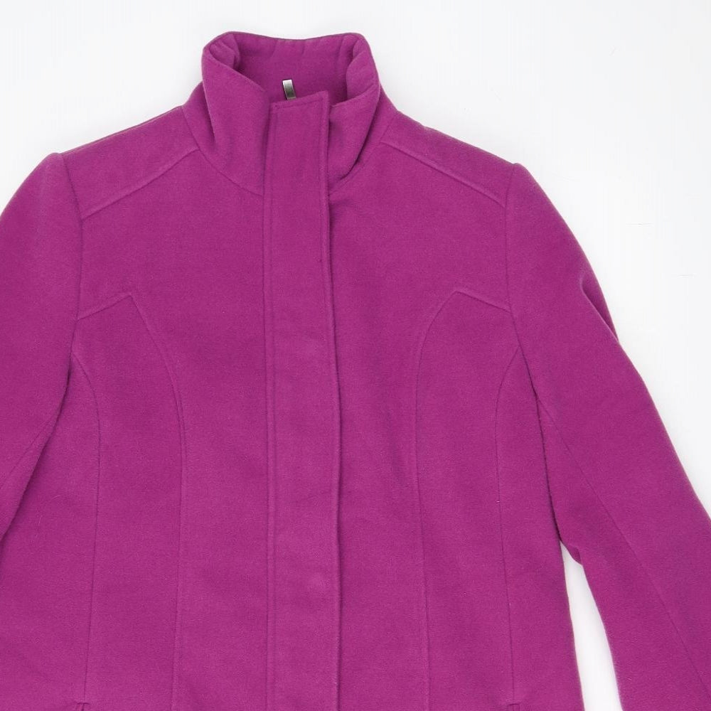 Elegance Fashion Womens Purple   Overcoat Coat Size 12
