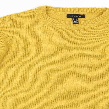 New Look  Womens Yellow   Pullover Jumper Size S
