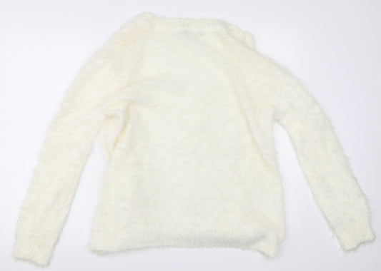 Select Womens Ivory   Cardigan Jumper Size 12