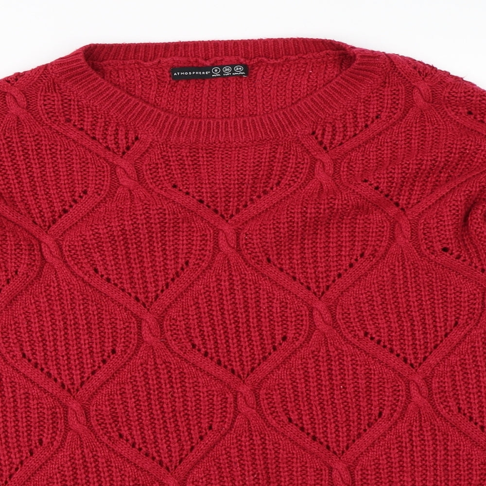 Atmosphere Womens Pink   Pullover Jumper Size 8