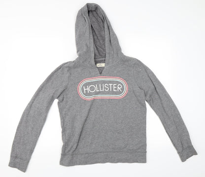 Hollister Womens Grey   Pullover Hoodie Size S