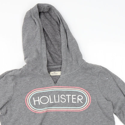 Hollister Womens Grey   Pullover Hoodie Size S