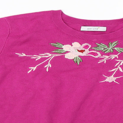 Per Una Womens Purple   Pullover Jumper Size 18
