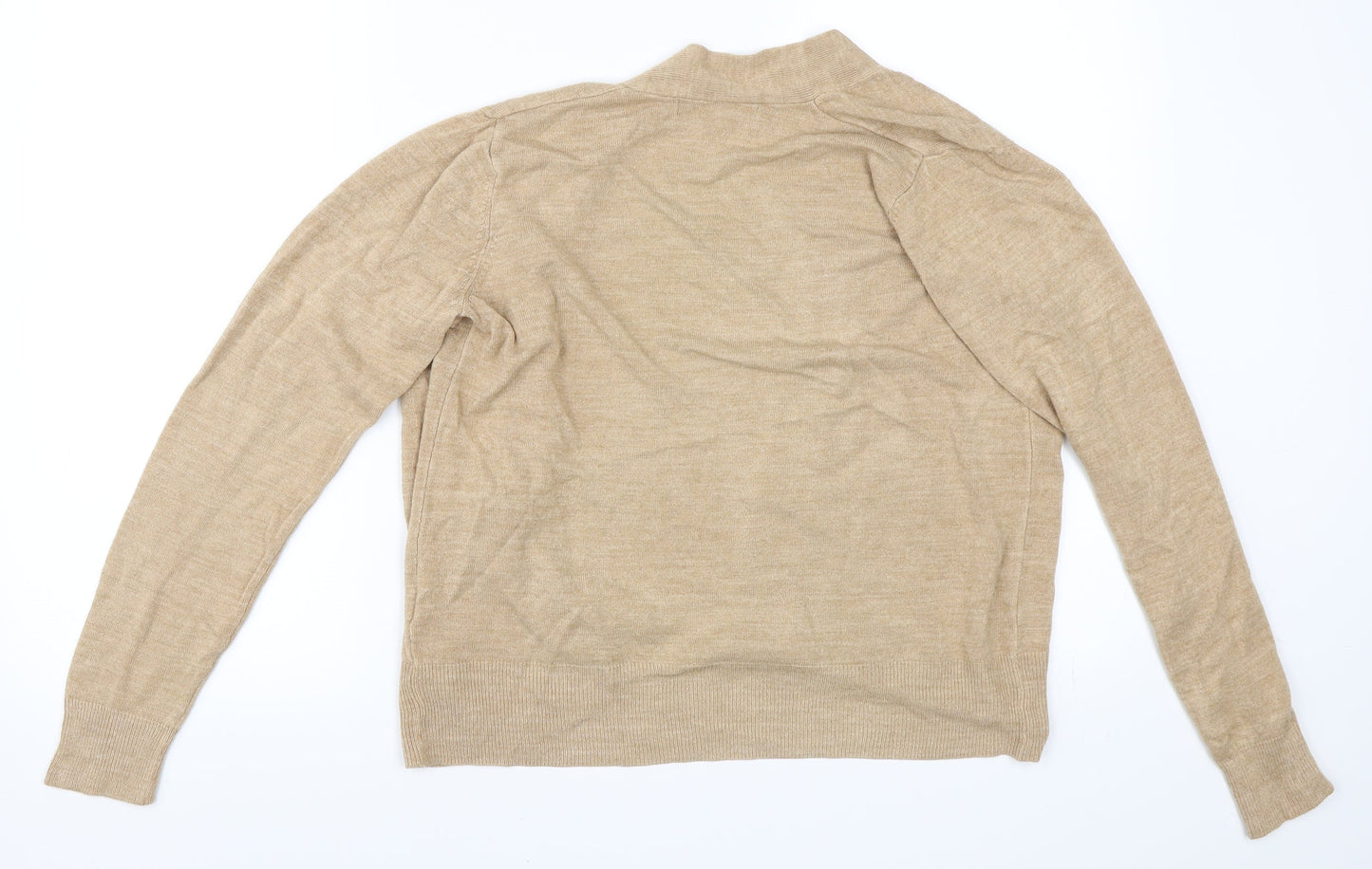 Marks and Spencer Womens Beige   Cardigan Jumper Size M