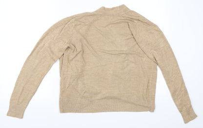 Marks and Spencer Womens Beige   Cardigan Jumper Size M