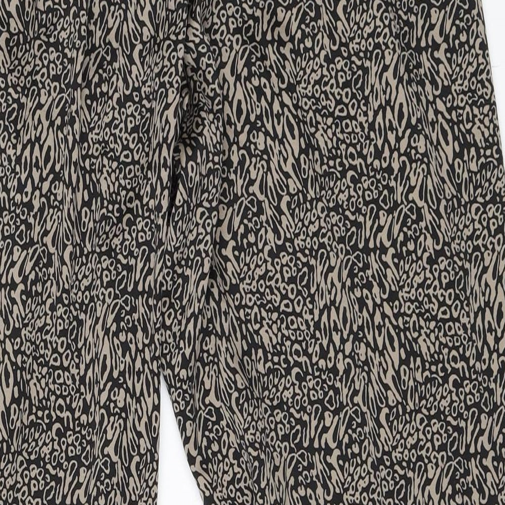 Womens UK Size M Villa Regular Fit Jogger Beige Trousers