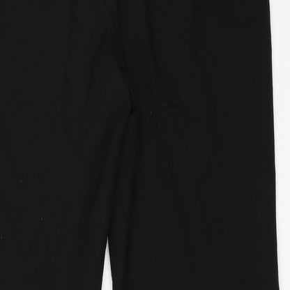 Womens UK Size 12 BHS Regular Fit  Black Trousers