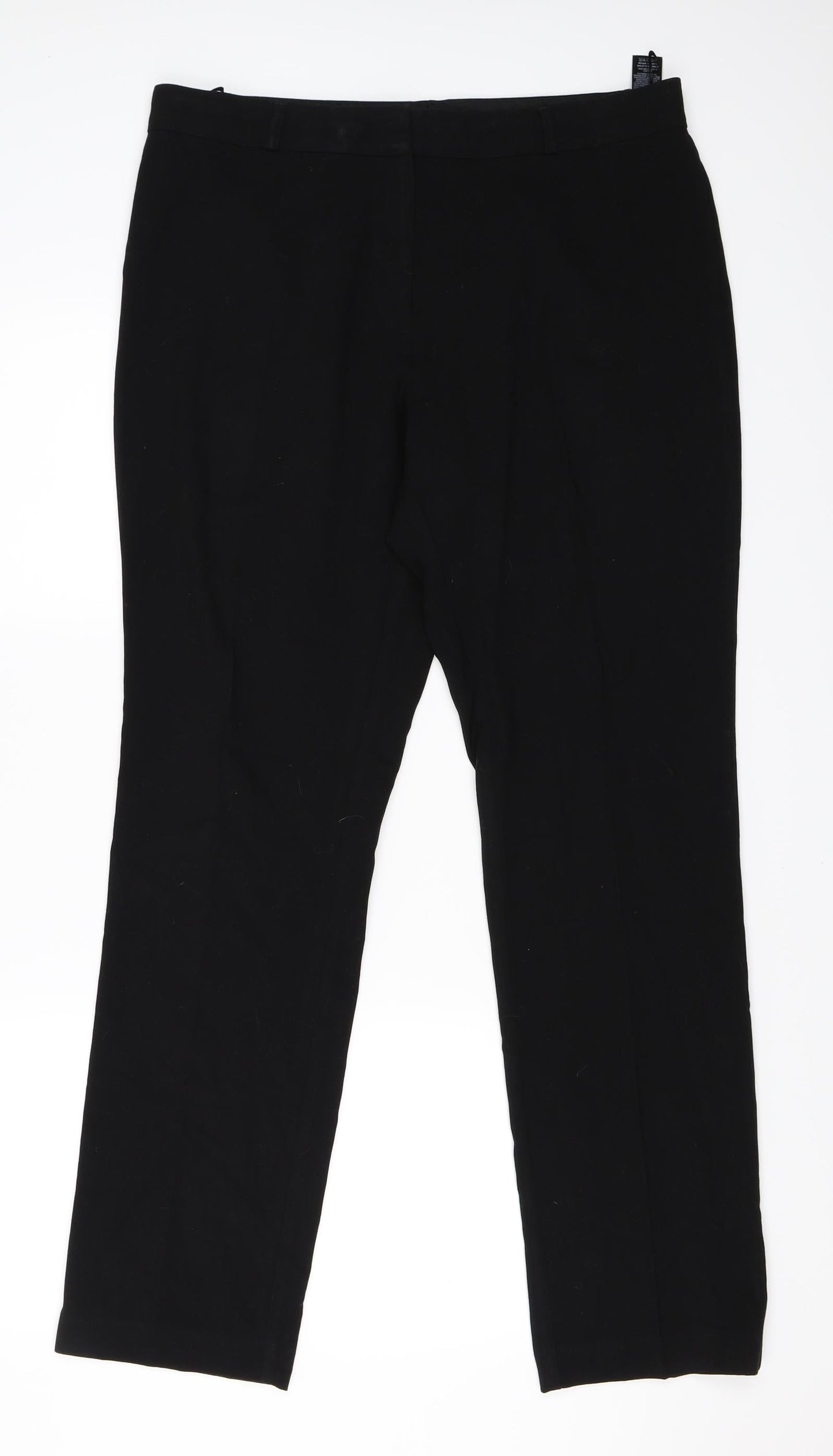 Marks and Spencer Womens Black   Trousers  Size 14 L31 in