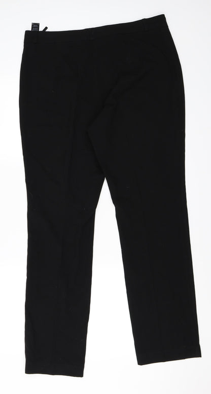 Marks and Spencer Womens Black   Trousers  Size 14 L31 in
