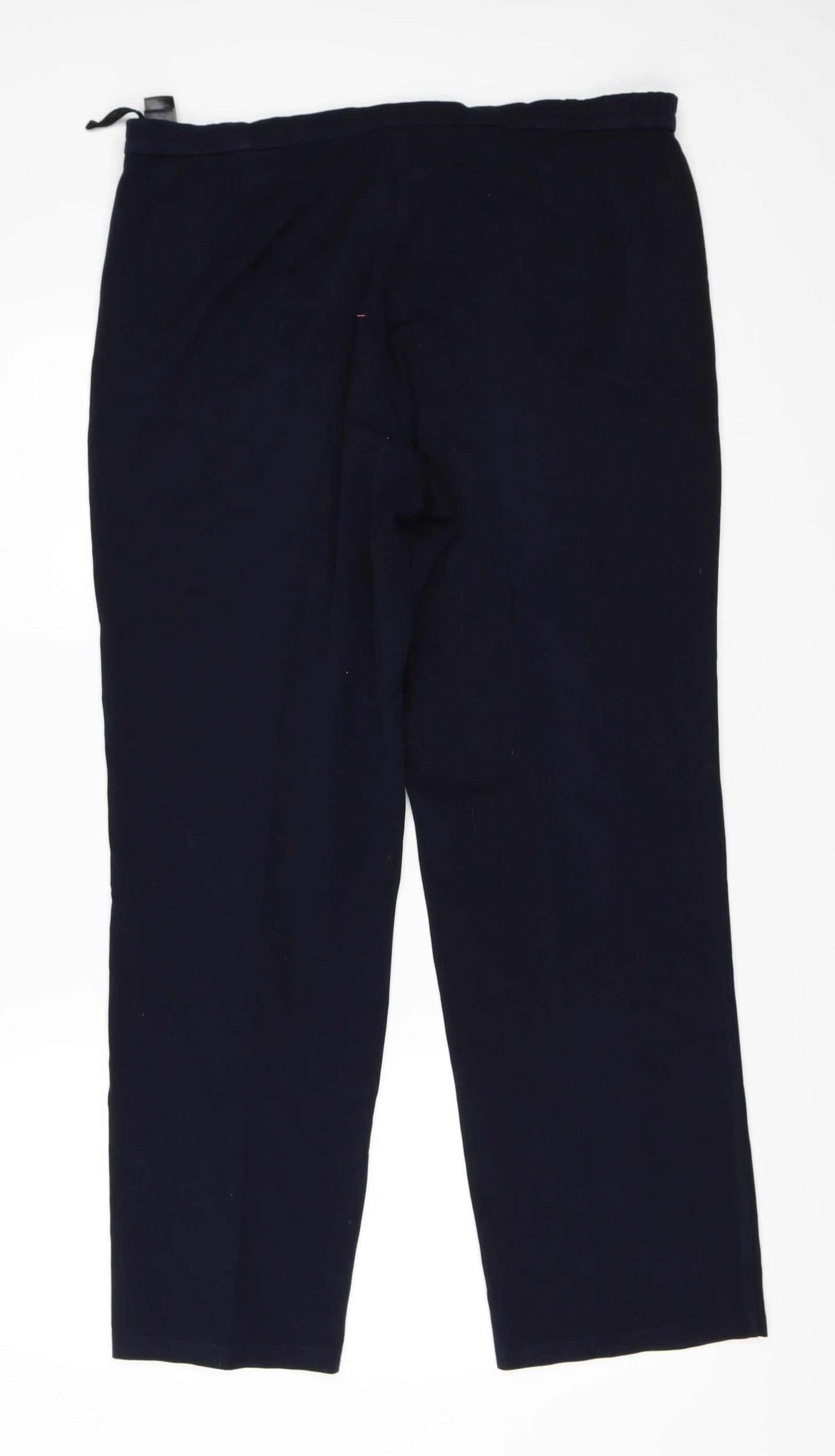 Womens UK Size 14 Marks and Spencer Regular Fit  Blue Trousers