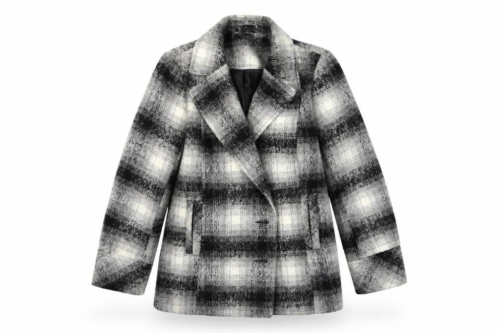 Womens UK Size 12 M&Co Grey Overcoat