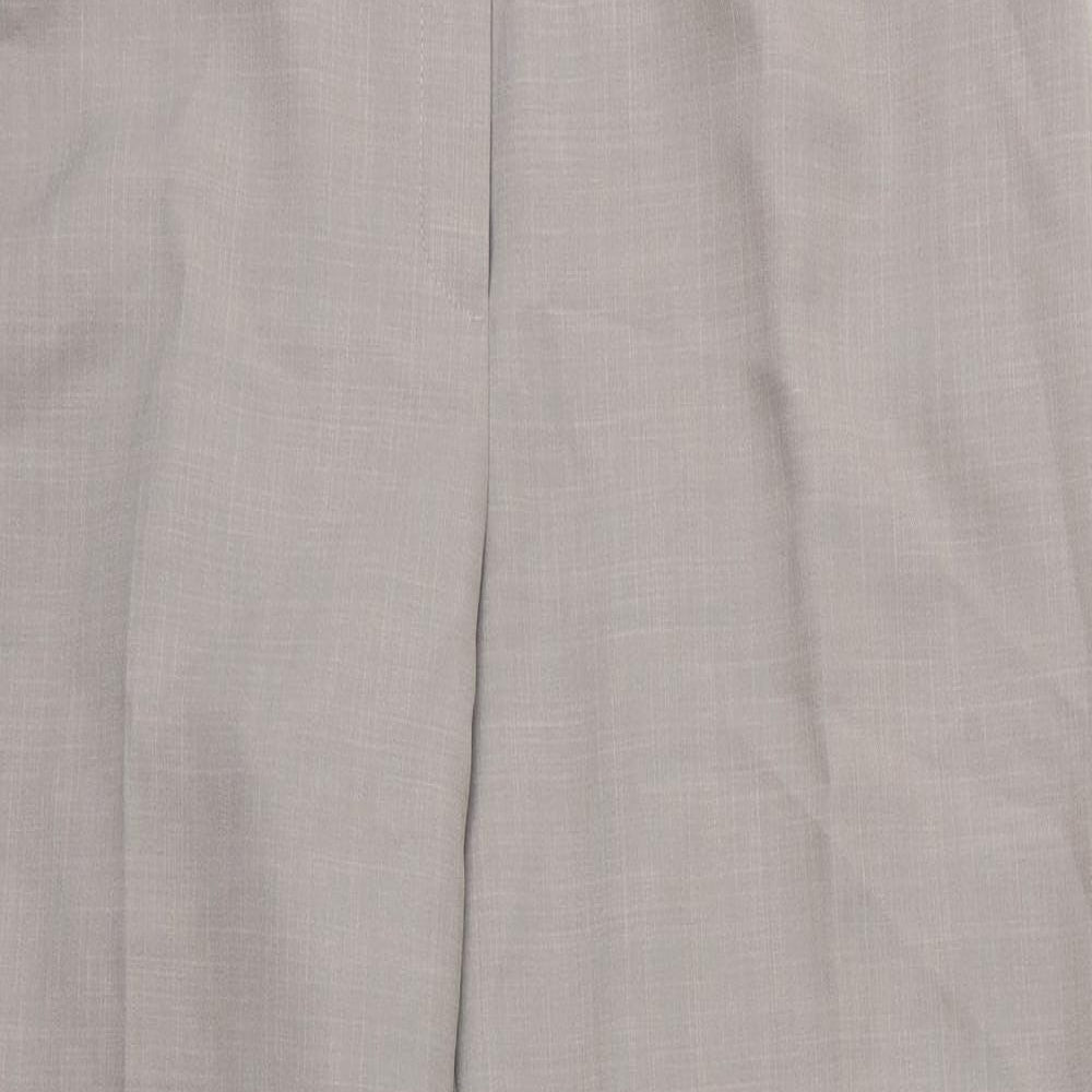 Debenhams Womens Beige  Rayon Trousers  Size 16 L27 in