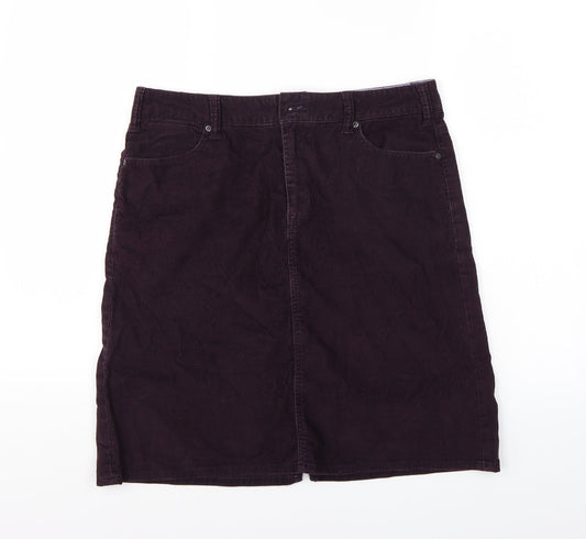 Gap Womens Purple  Rayon A-Line Set Size 12