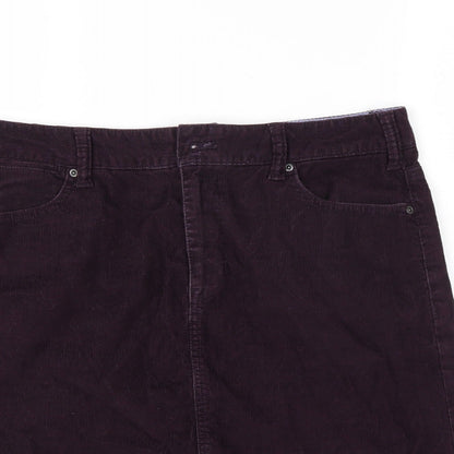 Gap Womens Purple  Rayon A-Line Set Size 12