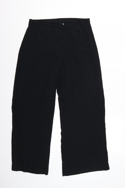 Womens UK Size 14 Marks and Spencer Regular Fit Bloomer Black Trousers