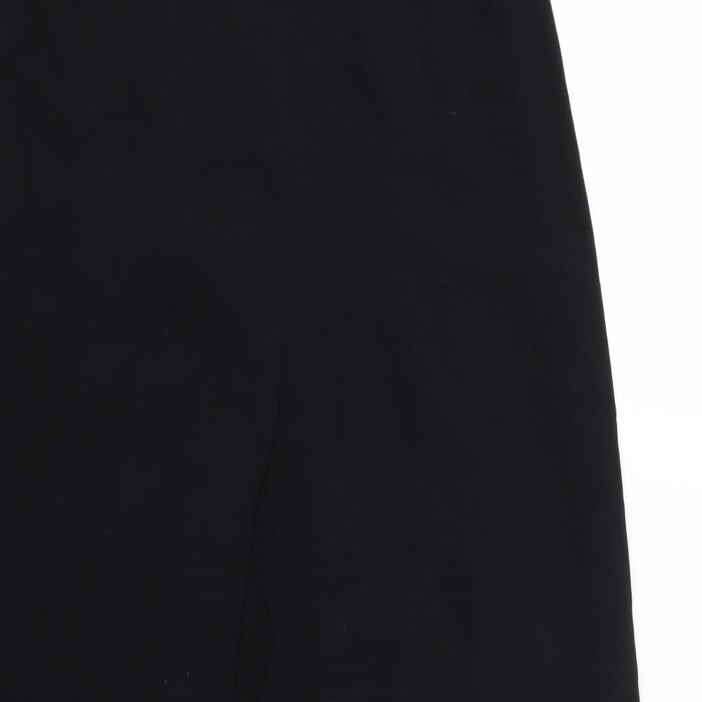 Womens UK Size 14 Marks and Spencer Regular Fit Bloomer Black Trousers