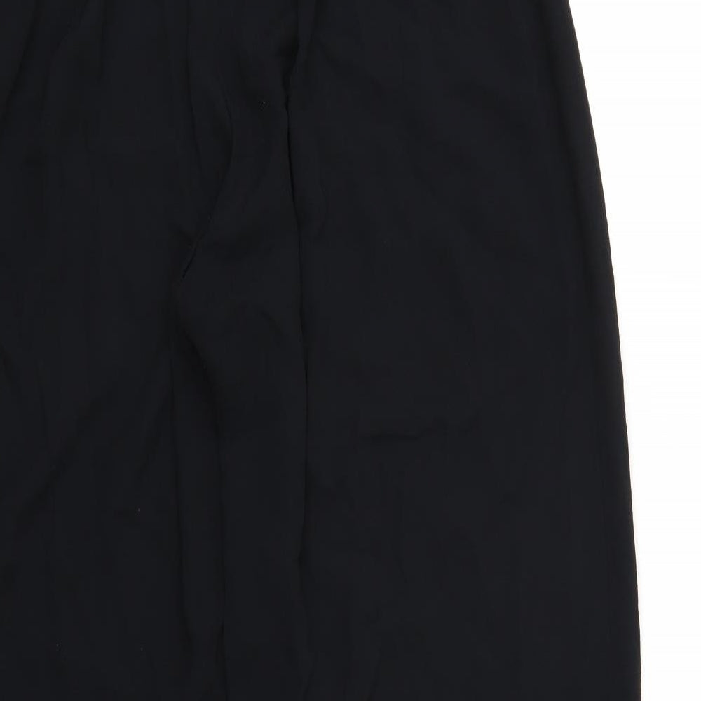 Womens UK Size 14 Marks and Spencer Regular Fit Bloomer Black Trousers