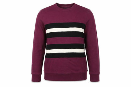 H&M Womens Purple Striped  Pullover Jumper Size XS