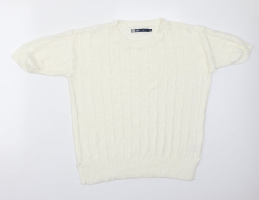 Isle Womens White   Basic T-Shirt Size M