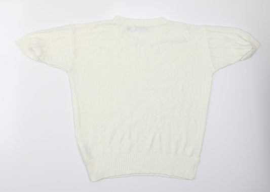 Isle Womens White   Basic T-Shirt Size M