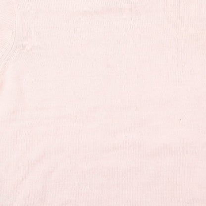Womens UK Size M BM Pink Basic T-Shirt