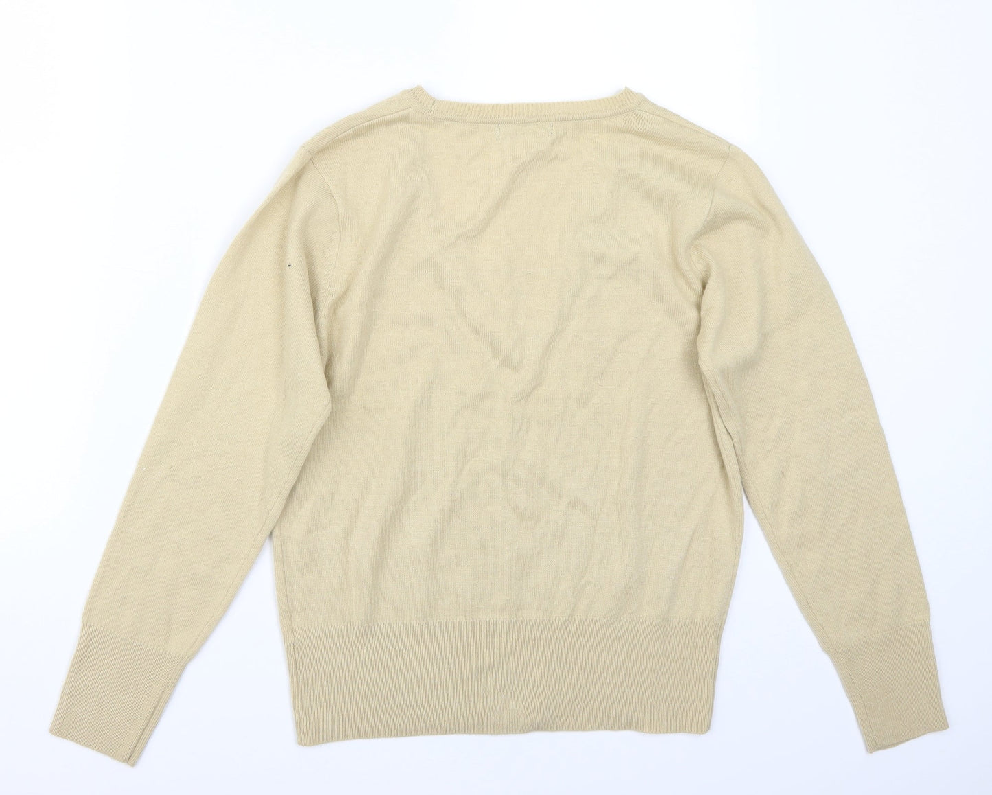 BM Womens Beige   Pullover Jumper Size S