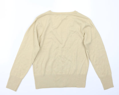 BM Womens Beige   Pullover Jumper Size S
