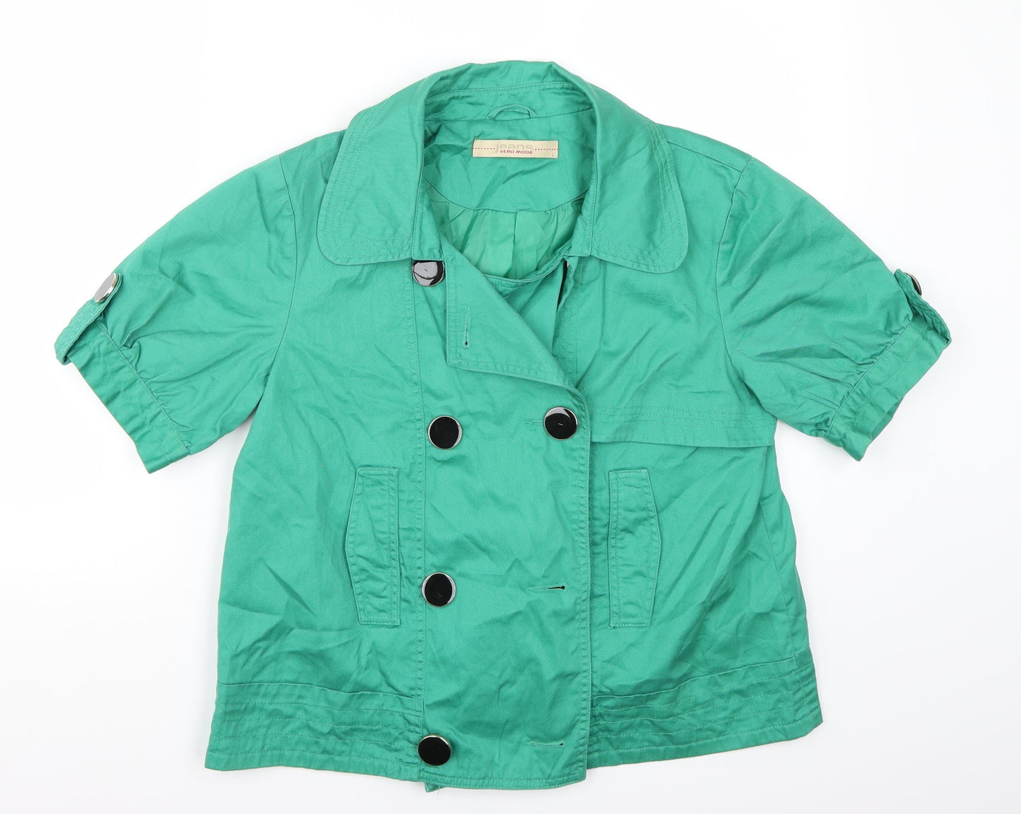 Womens UK Size L VERO MODA Green Jacket