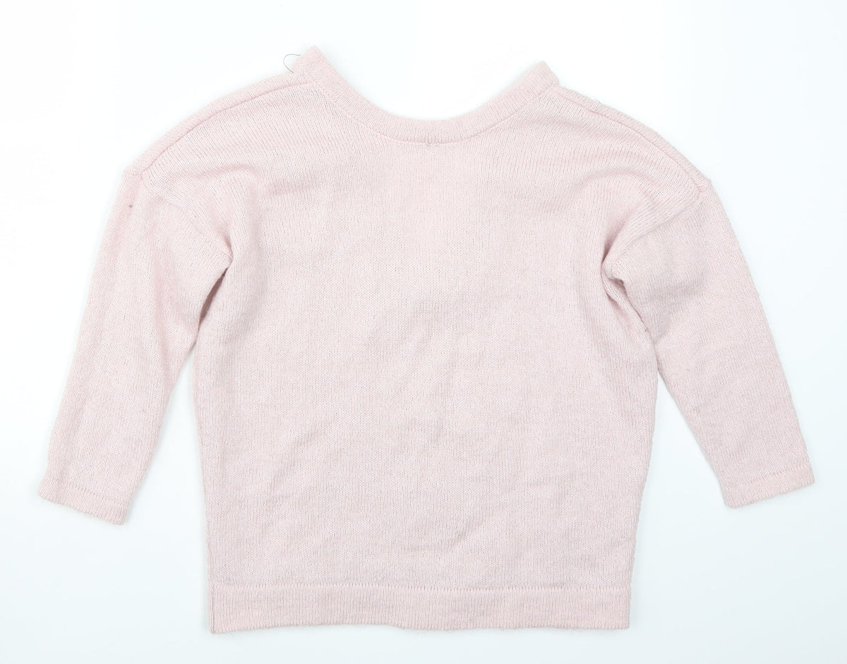 Mohito Womens Pink   Pullover Jumper Size L