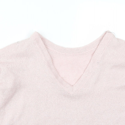 Mohito Womens Pink   Pullover Jumper Size L
