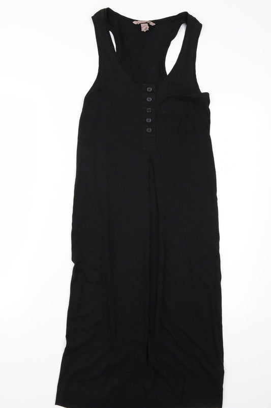 H&M Womens Black  Rayon A-Line  Size 6