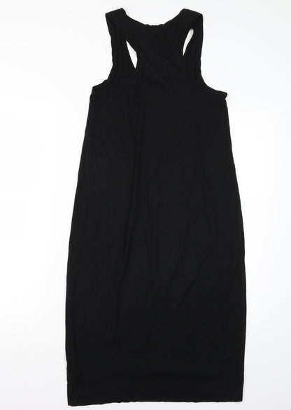 H&M Womens Black  Rayon A-Line  Size 6