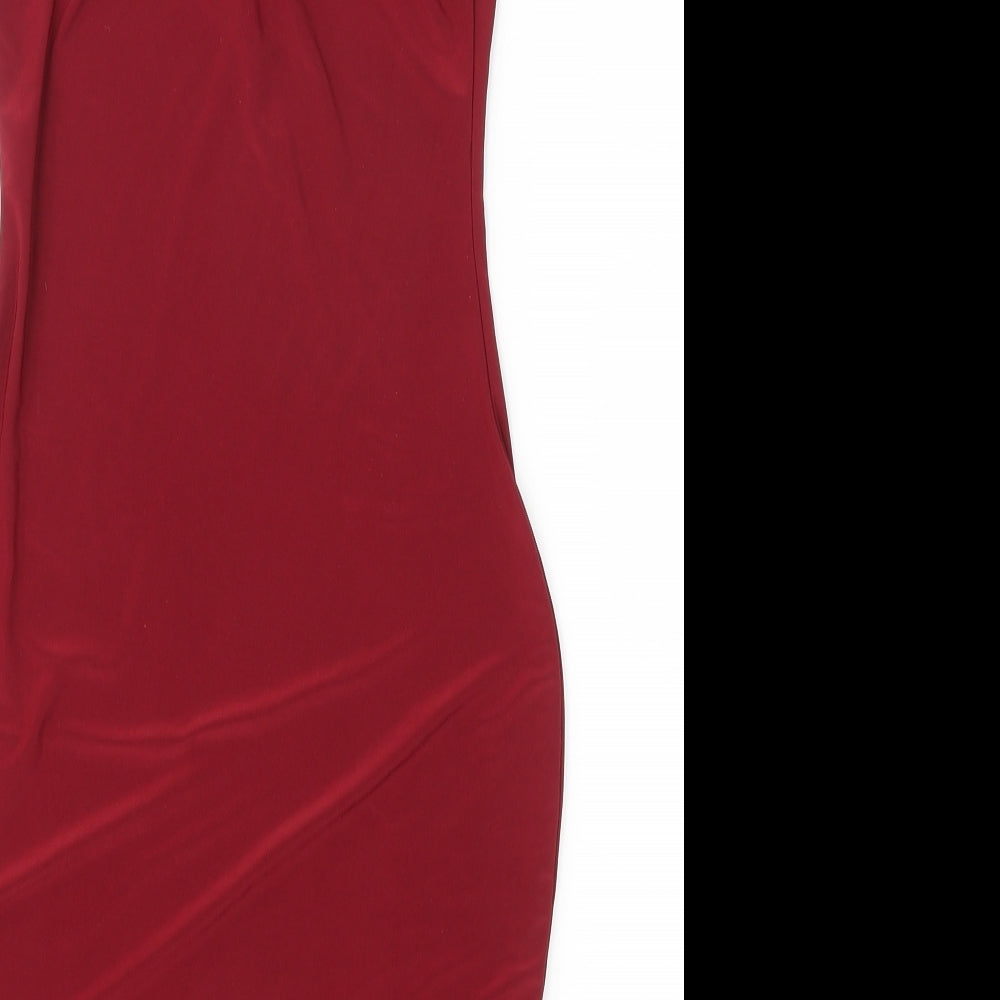 PRETTYLITTLETHING Womens Red   Sheath  Size 6