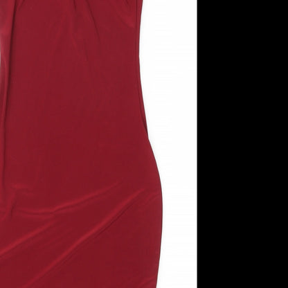 PRETTYLITTLETHING Womens Red   Sheath  Size 6