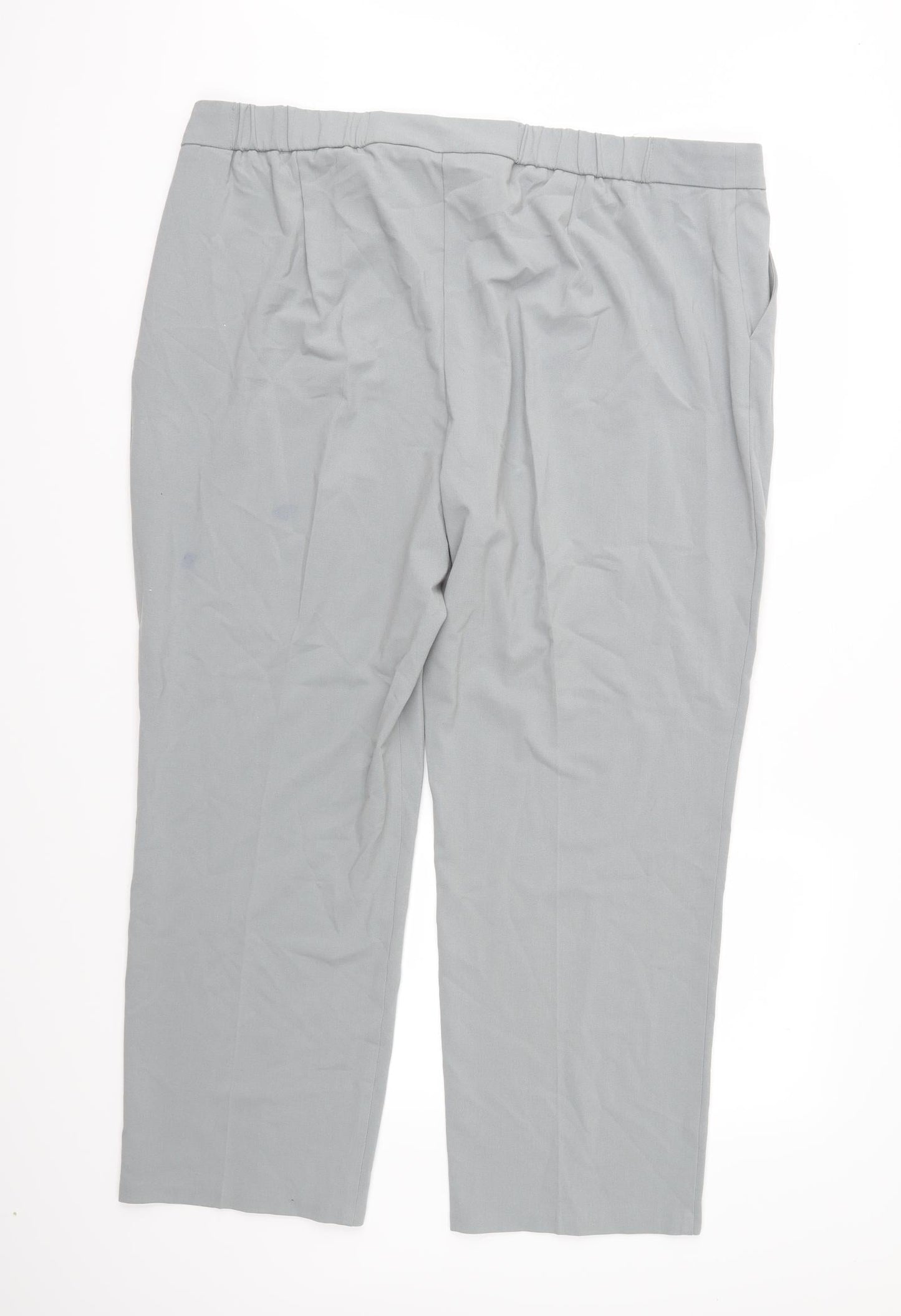 Womens UK Size 22 Marks and Spencer Regular Fit  Grey Trousers
