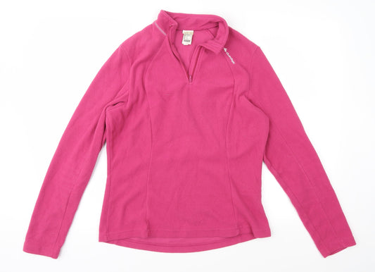 DECATHLON Womens Pink  Fleece Jacket  Size L