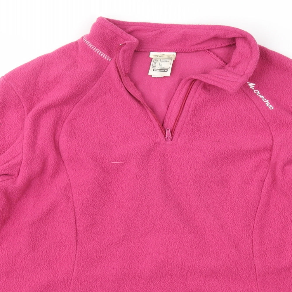 Womens UK Size L DECATHLON Pink Jacket