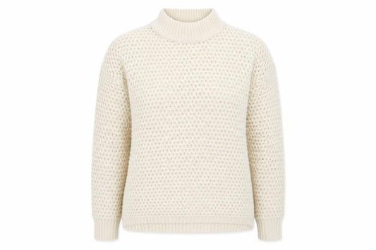QED London Womens Ivory  Knit Pullover Jumper Size S