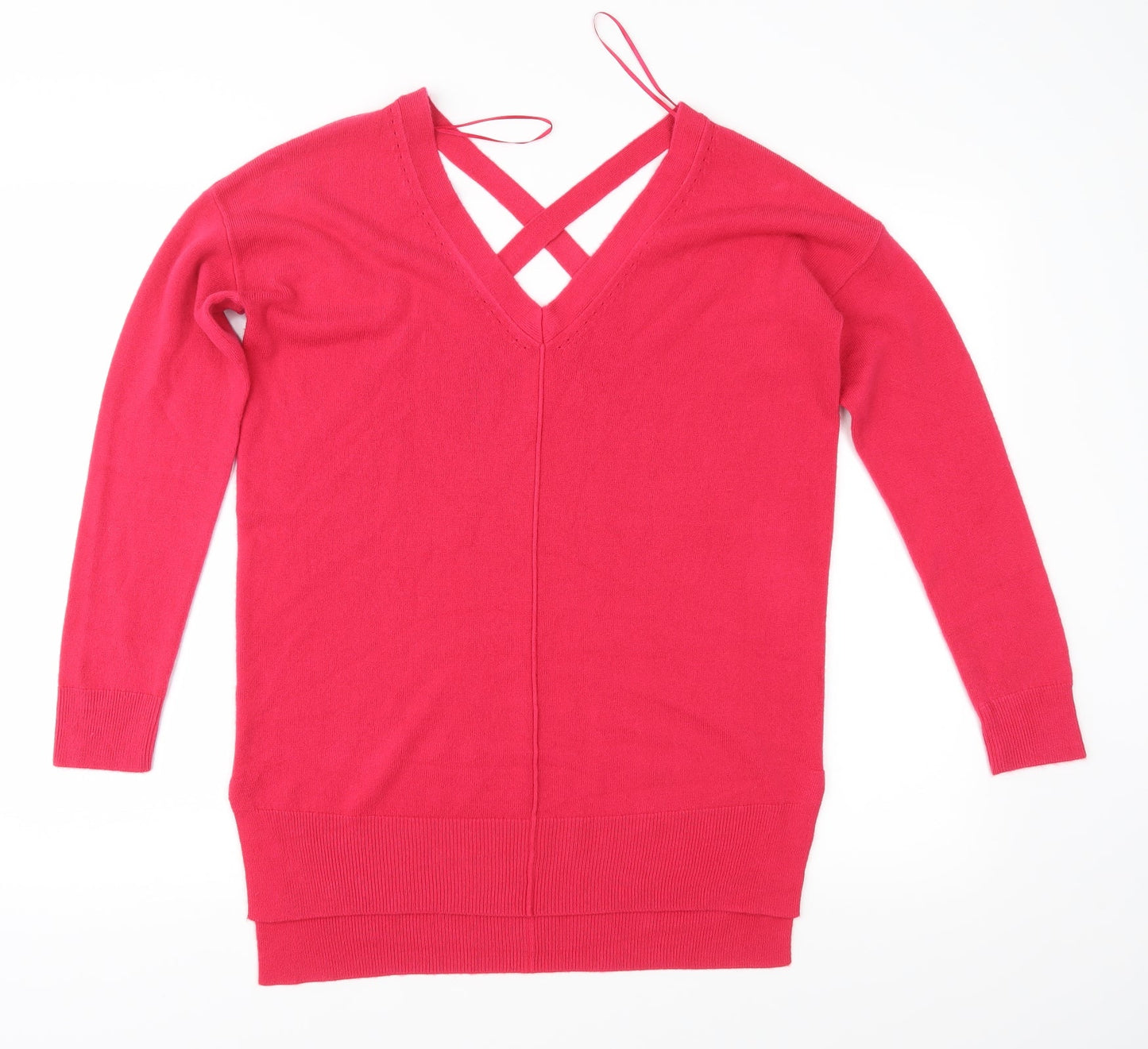 Matalan Womens Pink  Knit Pullover Jumper Size 8
