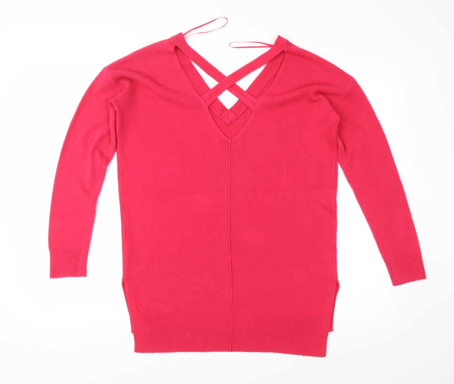 Matalan Womens Pink  Knit Pullover Jumper Size 8